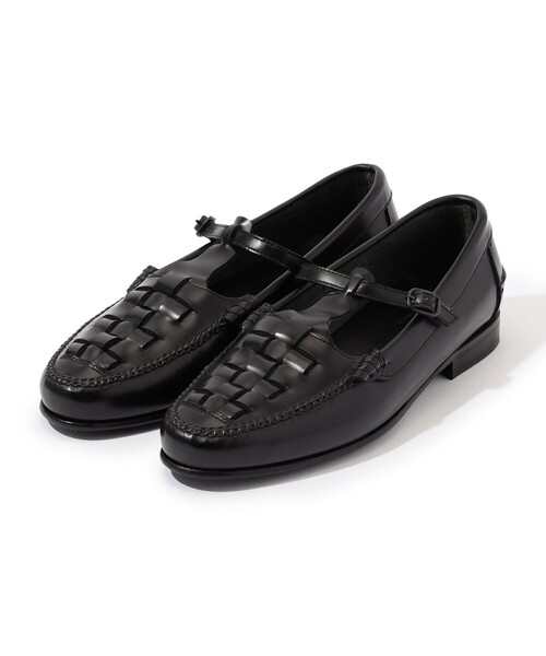 HEREU（ヘリュー） ローファー HEREU MAQUEDA Interwoven T-bar Loafer