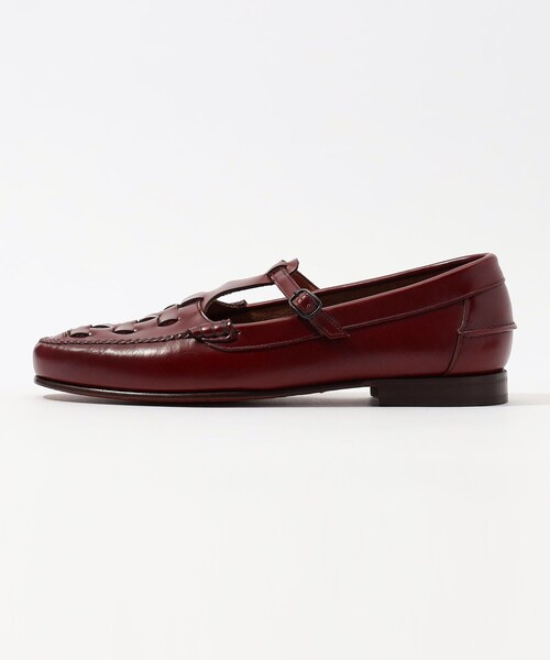 HEREU（ヘリュー） ローファー HEREU MAQUEDA Interwoven T-bar Loafer
