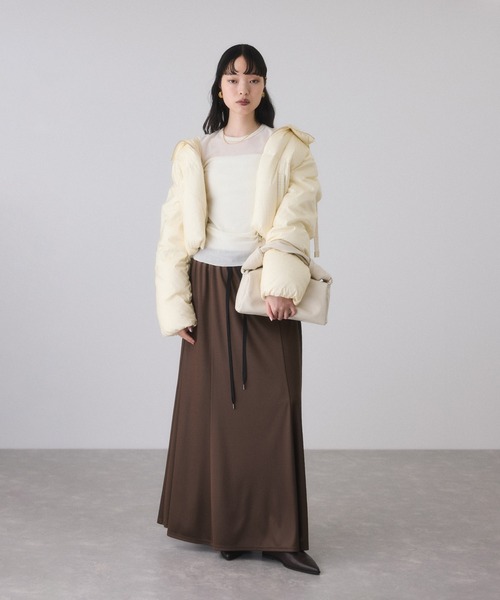 ダウンコート ダウンジャケット 「サステナブル」2WAYフーディショー