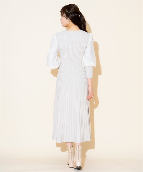 「WILLSELECTION」 ニットワンピース FREE アイボリー レディース_画像4