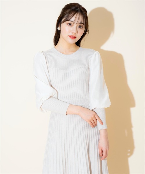 「WILLSELECTION」 ニットワンピース FREE アイボリー レディース_画像5