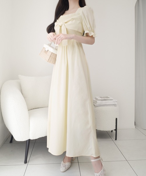 「mily bilet」 半袖ワンピース LARGE ブルー レディース_画像3