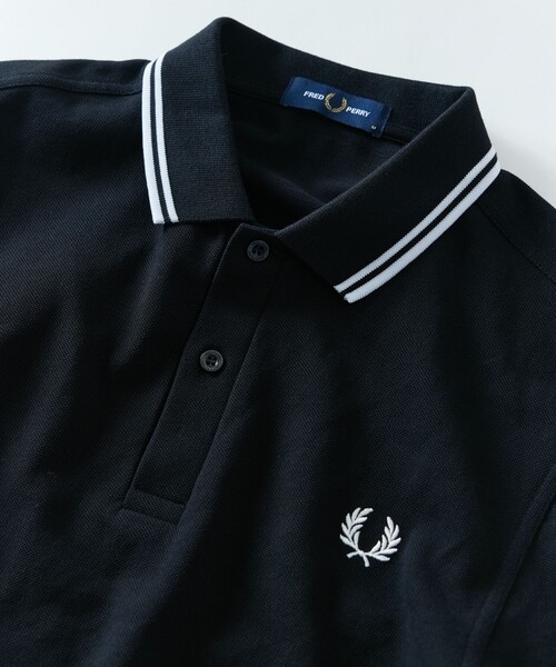 「FREAK'S STORE」 「FRED PERRY」半袖ポロシャツ - ホワイト メンズの画像