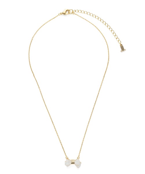 LANVIN en Bleu ネックレス リボンモチーフネックレス レディース