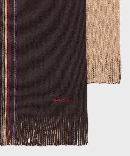 Paul Smith（ポール・スミス） マフラー ハーフストライプ ラッセル