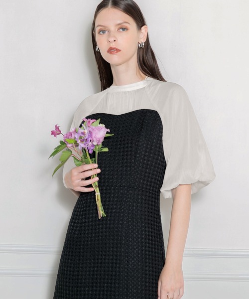 「Leja」 半袖ワンピース SMALL ブルー レディース_画像6