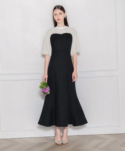 「Leja」 半袖ワンピース SMALL ブルー レディース_画像7