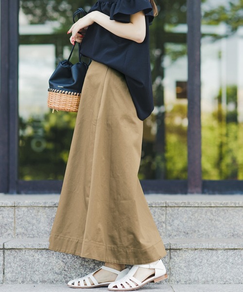 「haco!」 フレアスカート MEDIUM ネイビー レディース_画像7