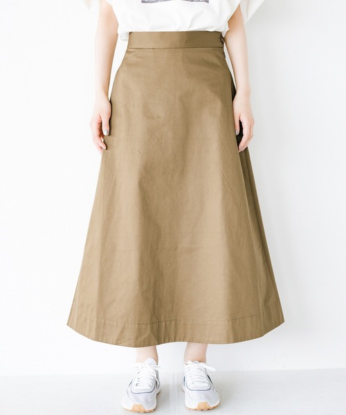 「haco!」 フレアスカート MEDIUM ネイビー レディース_画像8