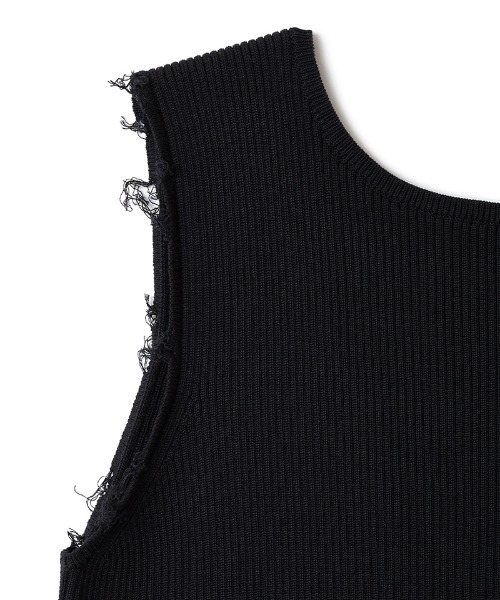 「PERVERZE」 ノースリーブニット FREE ブルー レディース_画像5