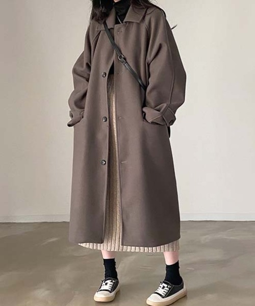 FREE STYLISTS ステンカラーコート コート YUGA_YGMC Stand collar