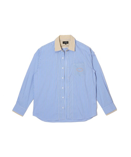 AFB（エーエフビー） シャツ DOUBLE LAYERD SHIRTS メンズ : ZOZOTOWN