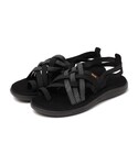 「Teva」 フラットサンダル 24 ブラック...の詳細画像2