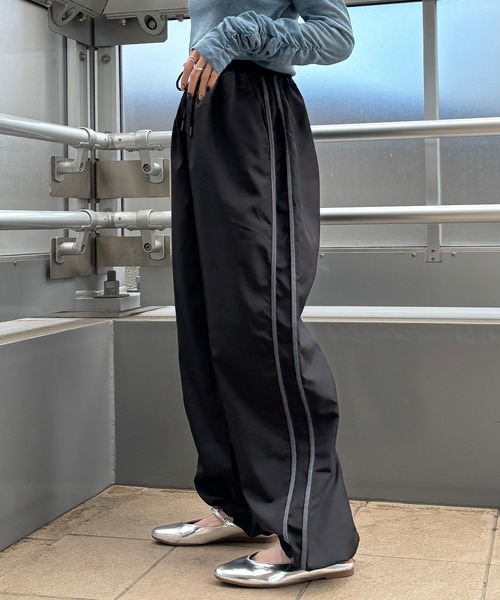 「ISOOK」 カーゴパンツ FREE チャコールグレー レディース_画像7