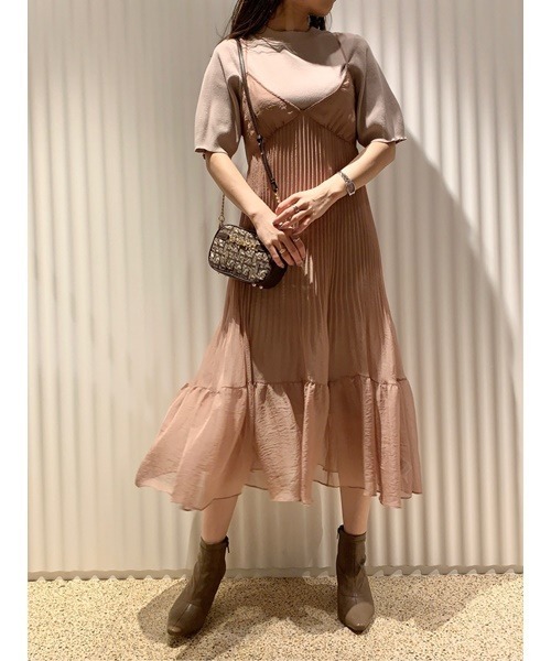 SNIDEL スナイデル レイヤードカラーワンピース ブラウン SNIDEL スナイデル レイヤードカラーワンピース ブラウン - メルカリ