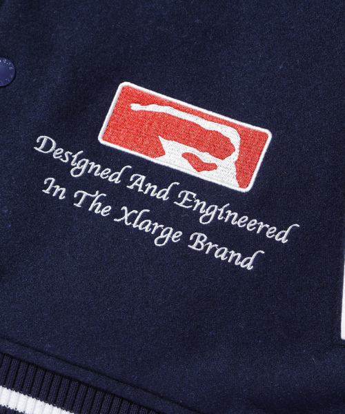 「XLARGE」 スタジャン X-LARGE ネイビー メンズ_画像8