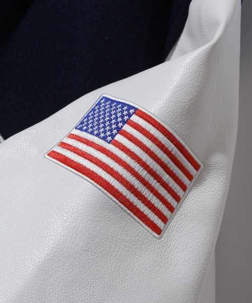 「XLARGE」 スタジャン X-LARGE ネイビー メンズ_画像9