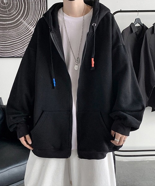 Anchor Smith（アンカー スミス） ジップアップパーカー M ブラック