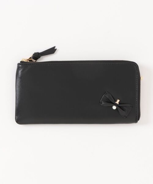 ランバン オン ブルー（LANVIN en Bleu）/ランバン オン ブルー LANVIN en Bleu ペアル 薄マチLファスナー長財布 LANVIN en Bleu 財布 ペアル 薄マチLファスナー長財布 レディース