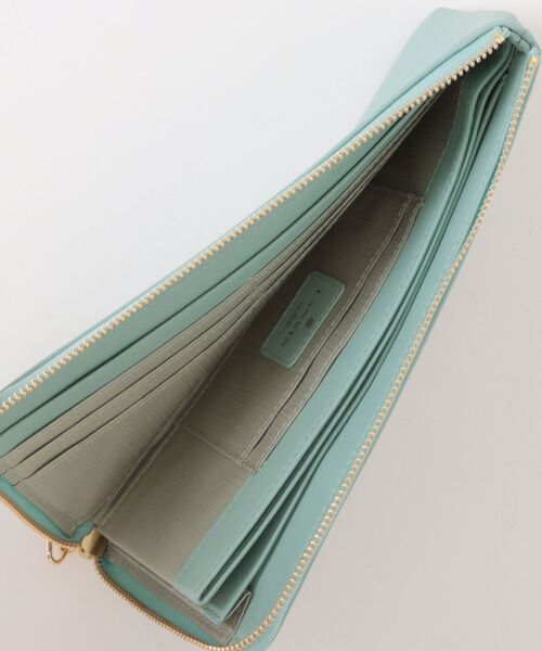 LANVIN en Bleu 財布 ペアル 薄マチLファスナー長財布 レディース