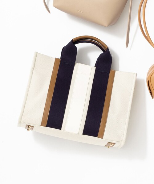 23区（ニジュウサンク） トートバッグ ストライプキャンバス トート