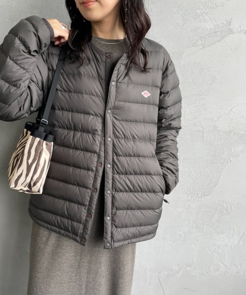 DANTON レディース ダウンジャケット サイズS チャコールグレー DANTON」 ジャケット S チャコールグレー レディース Danton（ダントン