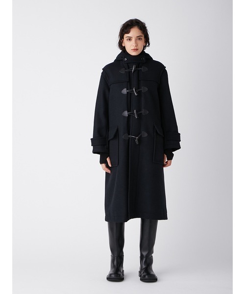 新品未使用　Mila Owen ダッフルコート サイズ1 Mila Owen（ミラオーウェン） ダッフルコート 1 チャコールグレー