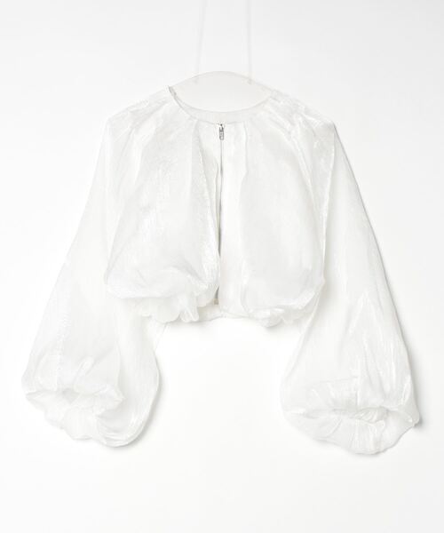 「terrace」 長袖ブラウス MEDIUM オフホワイト レディース_画像2