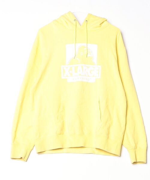 XLARGE（エクストラ ラージ） プルオーバーパーカー SMALL イエロー