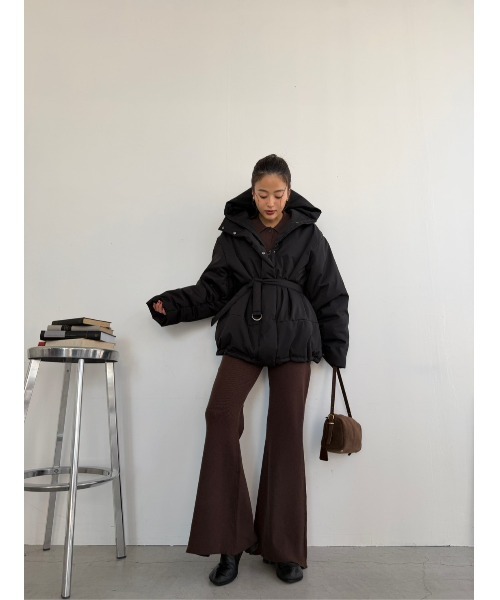 TRUNC ダウンコート ダウンジャケット Thermal Tech Belted Coat