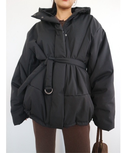 TRUNC ダウンコート ダウンジャケット Thermal Tech Belted Coat