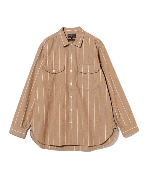 シャツ Multi Pocket WORK Wide Stripe メンズの画像