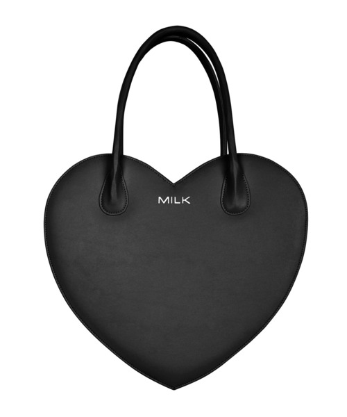 MILK ハートバッグ 黒 MILK（ミルク） ハンドバッグ ハート バッグ : ZOZOTOWN Yahoo!店