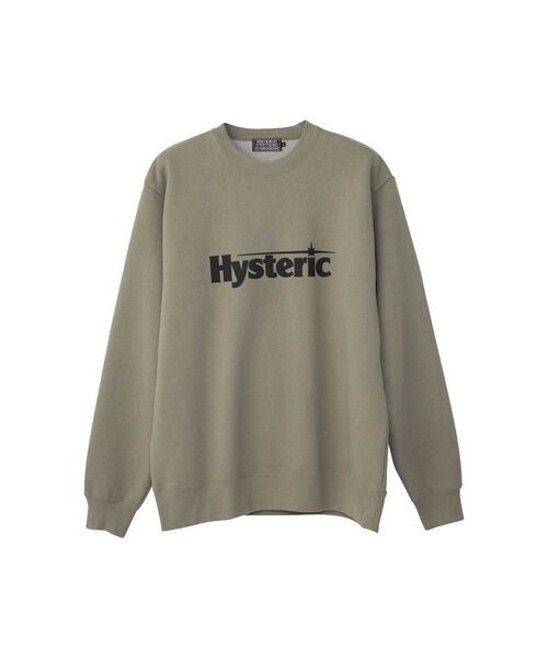 早い者勝ち　オーバーサイズ HYSTERIC Tシャツ XL ダークグレー HYSTERIC GLAMOUR（ヒステリックグラマー） スウェットカットソー