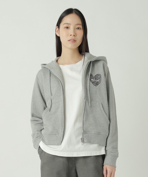 SUKALA ジップアップフーディー パーカ レディス L グレー Zip Up Hoodie - SUKALA（スカーラ）