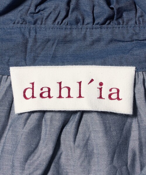dahl'ia（ダリア） tシャツ 「別注」「dahl'ia」シャンブレー フリル