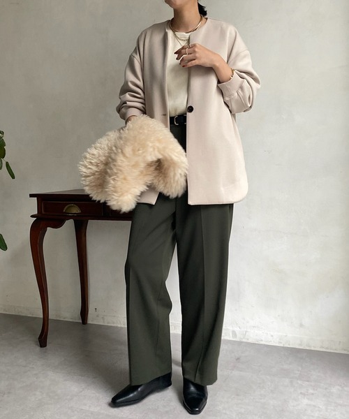 「DouDou」 カーディガン FREE ベージュ レディース_画像6