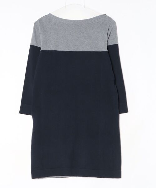 「BURBERRY BLUE LABEL」 ニットワンピース 38 ネイビー レディース_画像2