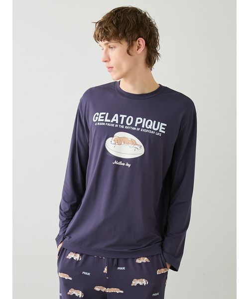 gelato pique（ジェラートピケ） パジャマ 「HOMME」レーヨン