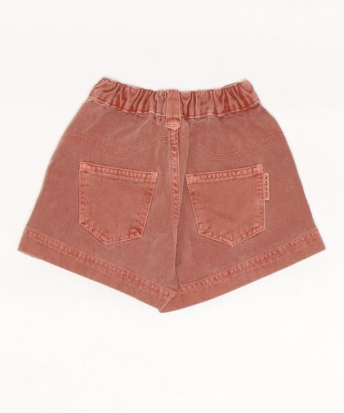 「The New Society」 「KIDS」デニムショートパンツ 6Y レッド キッズ_画像2