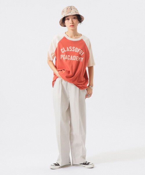 BEAMS BOY（ビームス ボーイ） tシャツ 2トーン ラグラン Tシャツ 