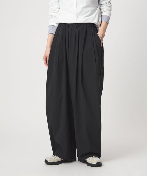 ワイドパンツ パンツ 「WEB限定」「at ease」2WAY ワイド パンツ 撥水 UVカット レディースの画像