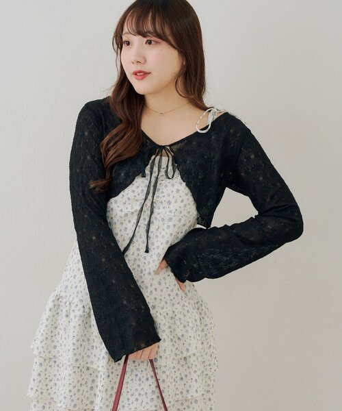 continuer de NICE CLAUP ワンピース レースボレロ×キャミチュニック