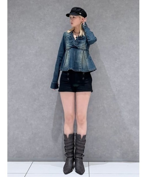 LAGUA GEM（ラグアジェム） チュニック EYELET POINT DENIM チュニック 