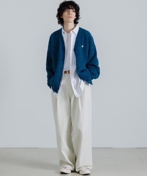 「SINSS」 長袖シャツ LARGE ブラウン メンズ_画像7