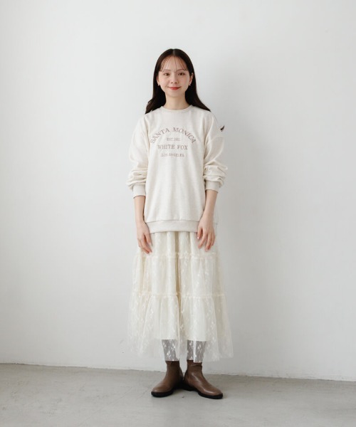 flower トレーナー スウェット サンタモニカスウェット レディース