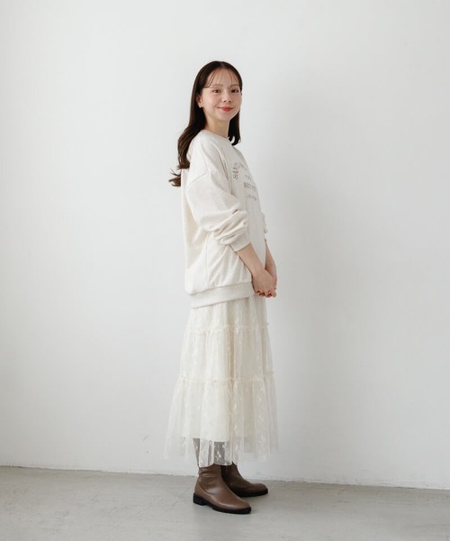 flower トレーナー スウェット サンタモニカスウェット レディース