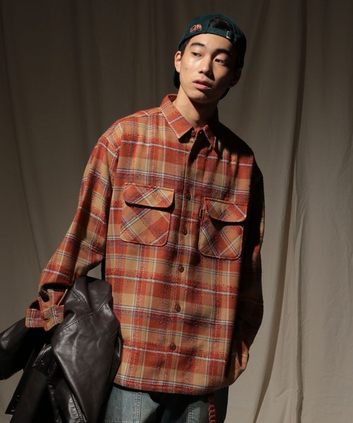 niko and…（ニコアンド） 長袖シャツ MEDIUM グレー メンズ : ZOZOTOWN 
