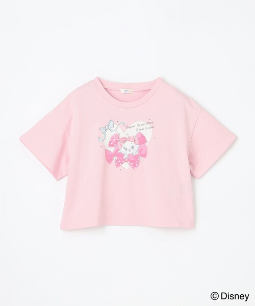 ANY（エニィ） tシャツ 「ディズニー/マリー」ショート丈 半袖Tシャツ