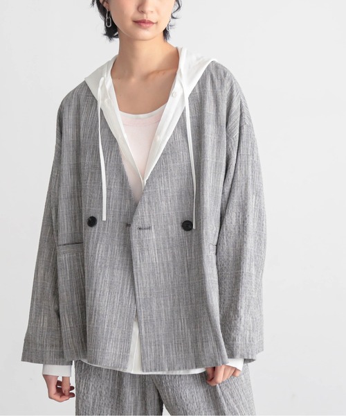 for/c（フォーシー） ジャケット ノーカラージャケット 「セットアップ